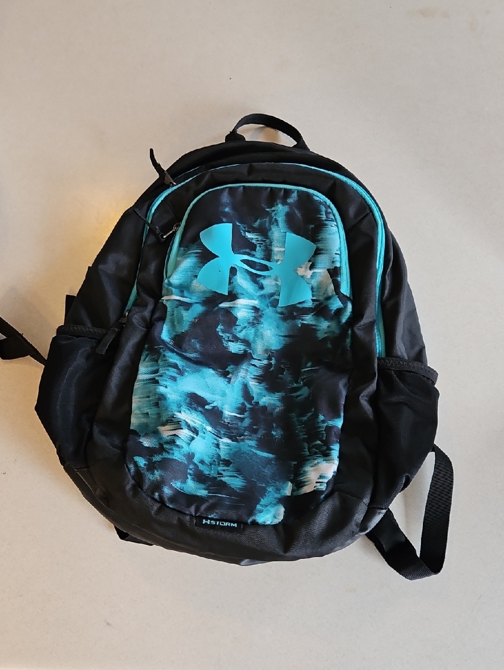 Under Armour Scrimmage 2.0 Teal And Black Backpack